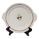 Round earthenware plate Moulin des Loups Orchies model Two Roses