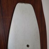 Mirror - curved wood - teak