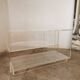 80s plexiglass hi-fi furniture shelf