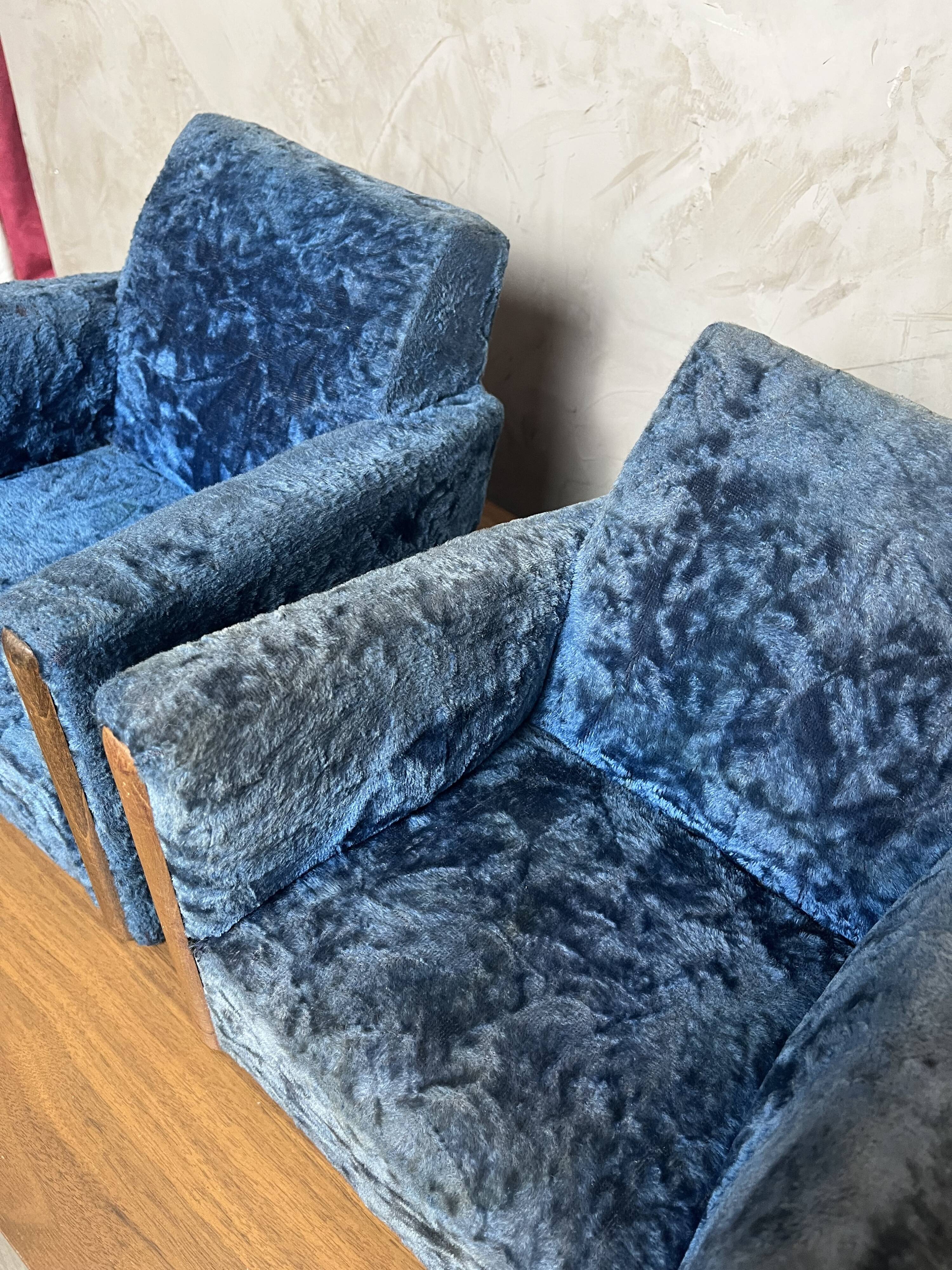 Pair of master's armchairs