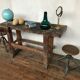 Carpenter Workbench raw wood end 1900