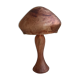 Mushroom lamp made of glass paste