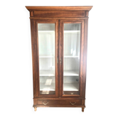 Display cabinet, dresser, antique wooden bookshelf.