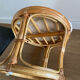 Tabouret en bambou années 50