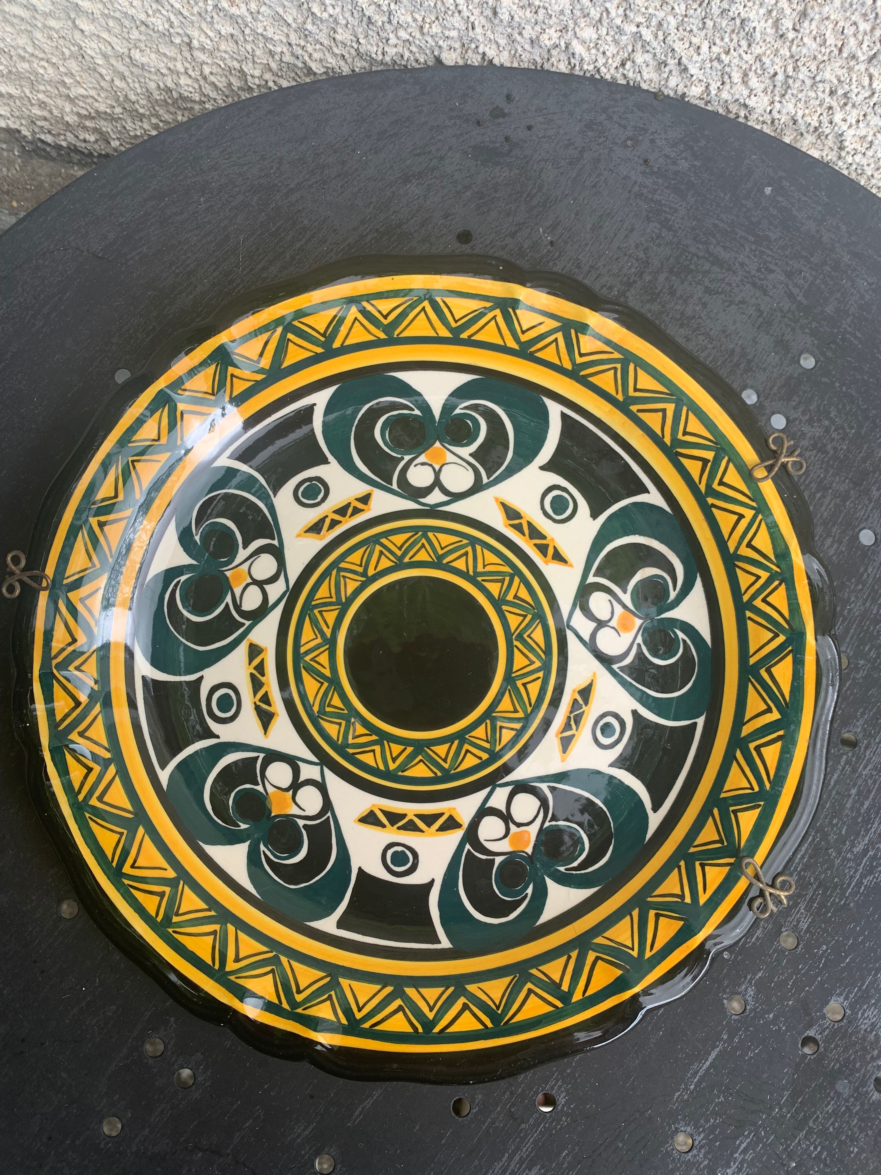 Plate in ceramic of St Jean de Bretagne