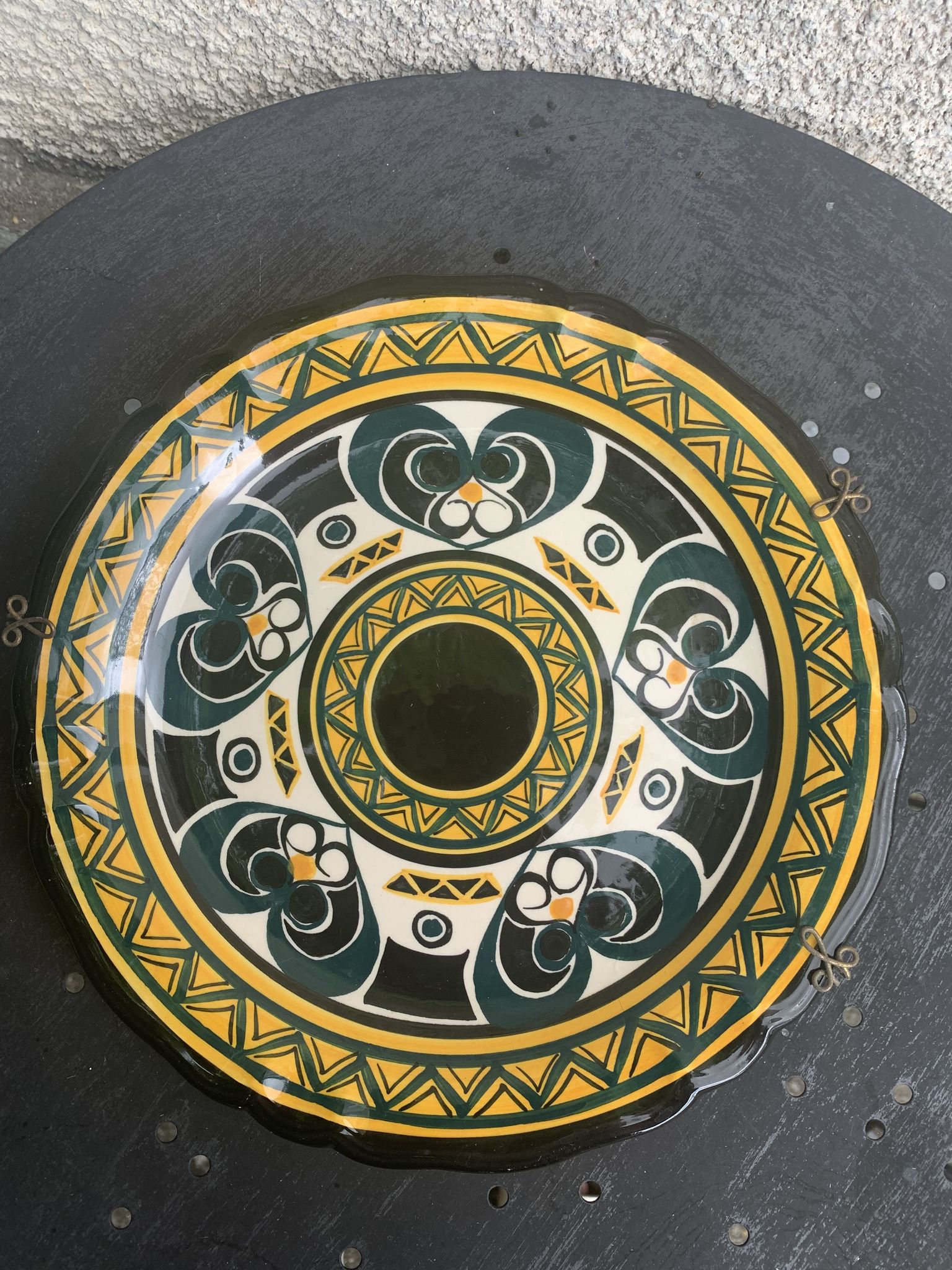Plate in ceramic of St Jean de Bretagne