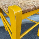 Paire de chaises rustique bistrot