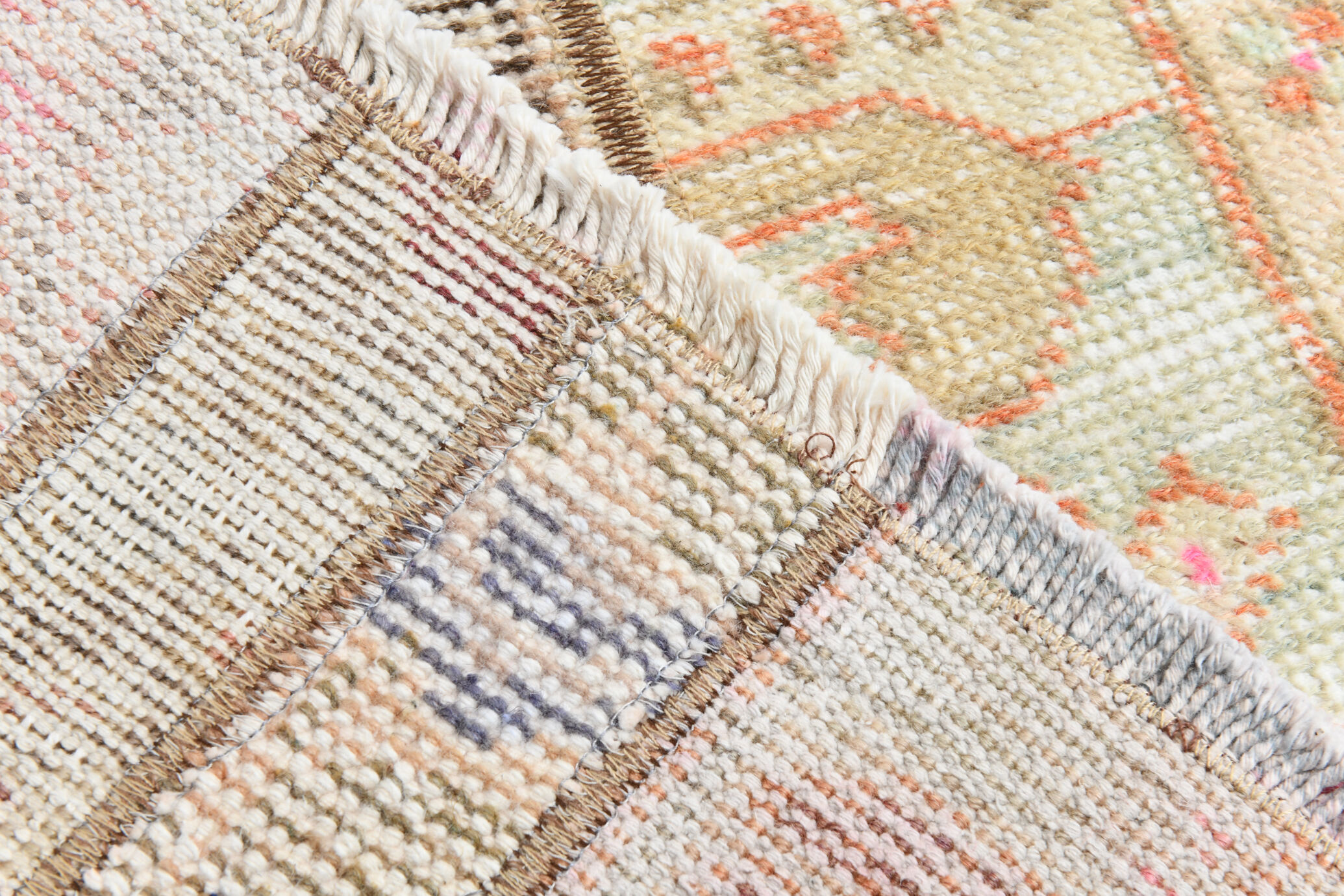 2x6 short vintage runner rug, 71x195cm