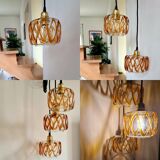 Amber blown glass suspension