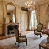 Coppia di Poltrone d'Epoca "Balloon Back" – Stile Rococò Revival (XIX Sec.)