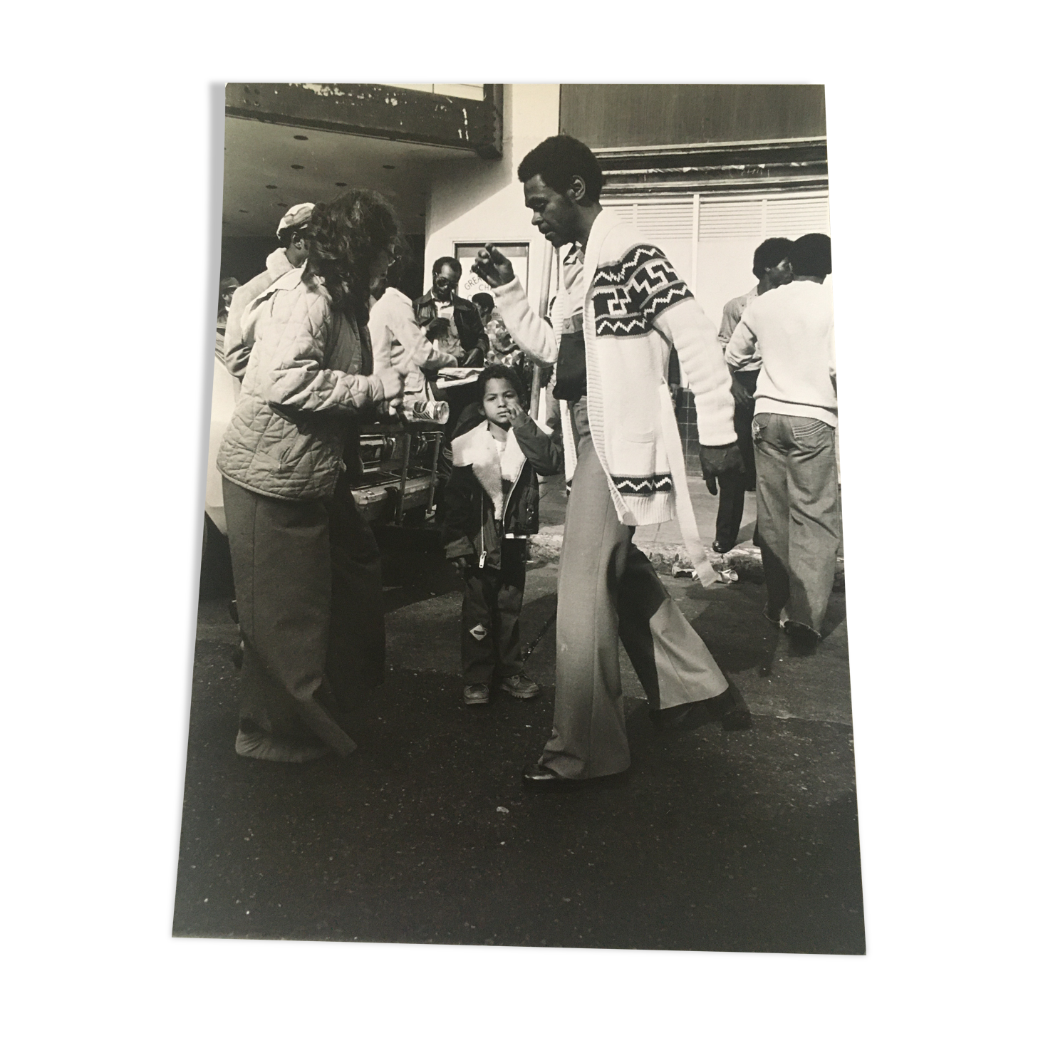 Photo print United States couple fashion, 80s