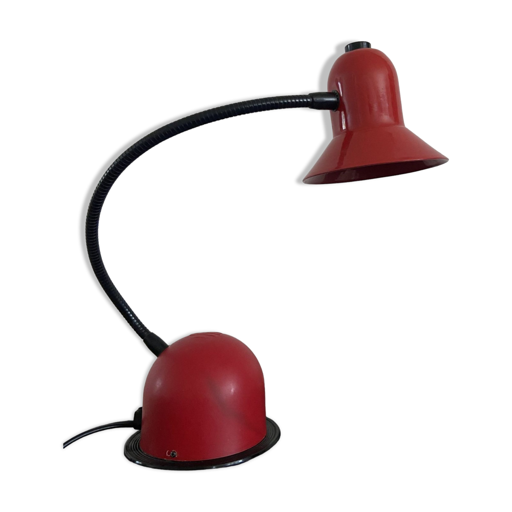 Lampe de bureau rouge stilplast made in italy 80 | Selency