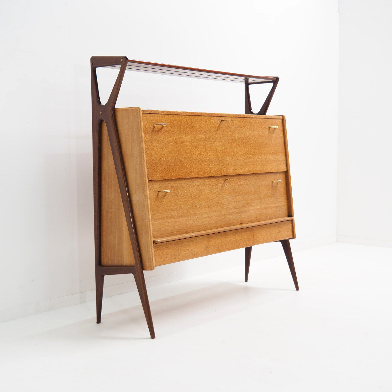 Bar cabinet by Louis Paolozzi for René Godfrid, 1950s