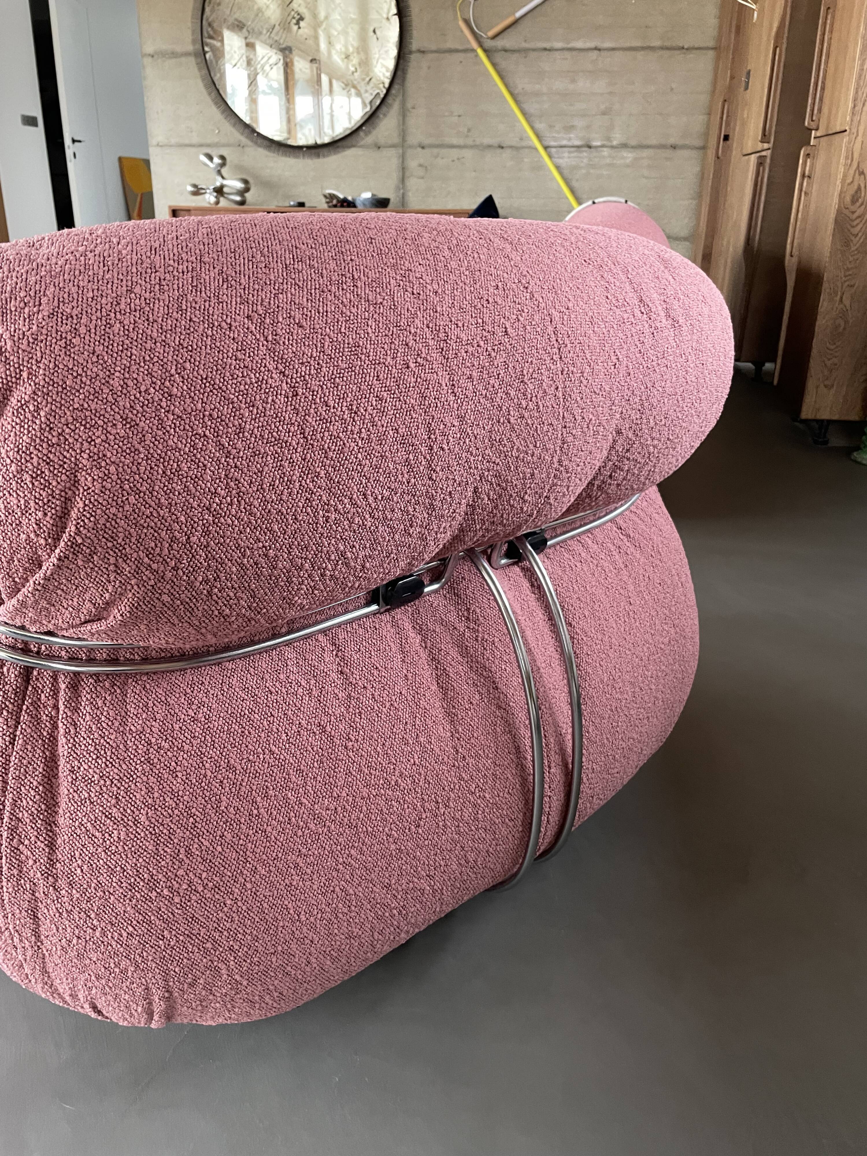 Armchair Soriana Afra and Tobia Scarpa 60s Cassina