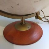 Vintage globe with ancient cartography