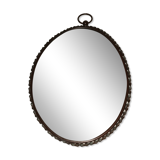 Old beveled glass mirror