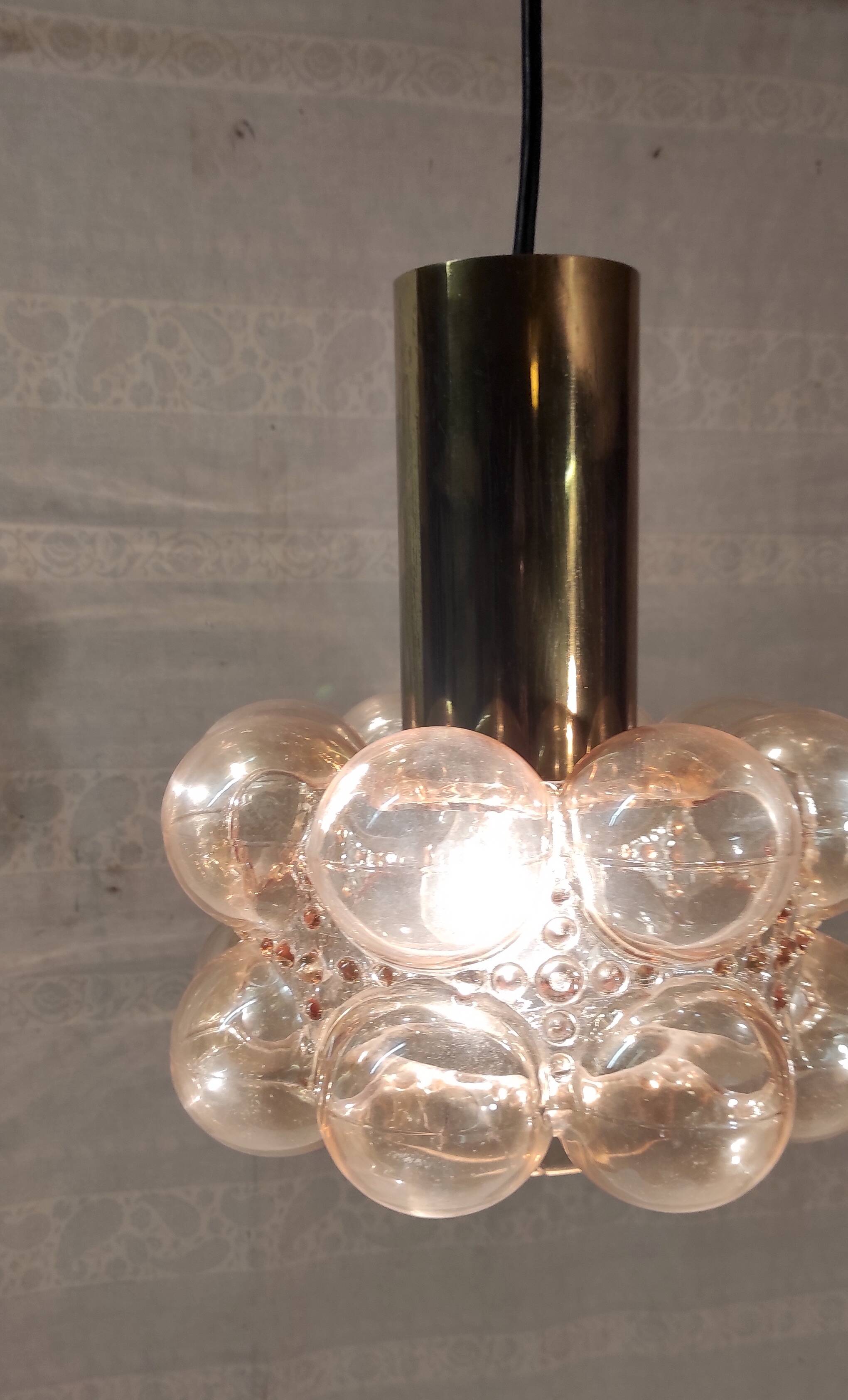 Suspension design bubble par Helena Tynell pour Limburg - années 60/70