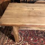 Massif oak farm table