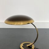 Brass bauhaus desk lamp 6751 by christian dell for kaiser leuchten, 1930s