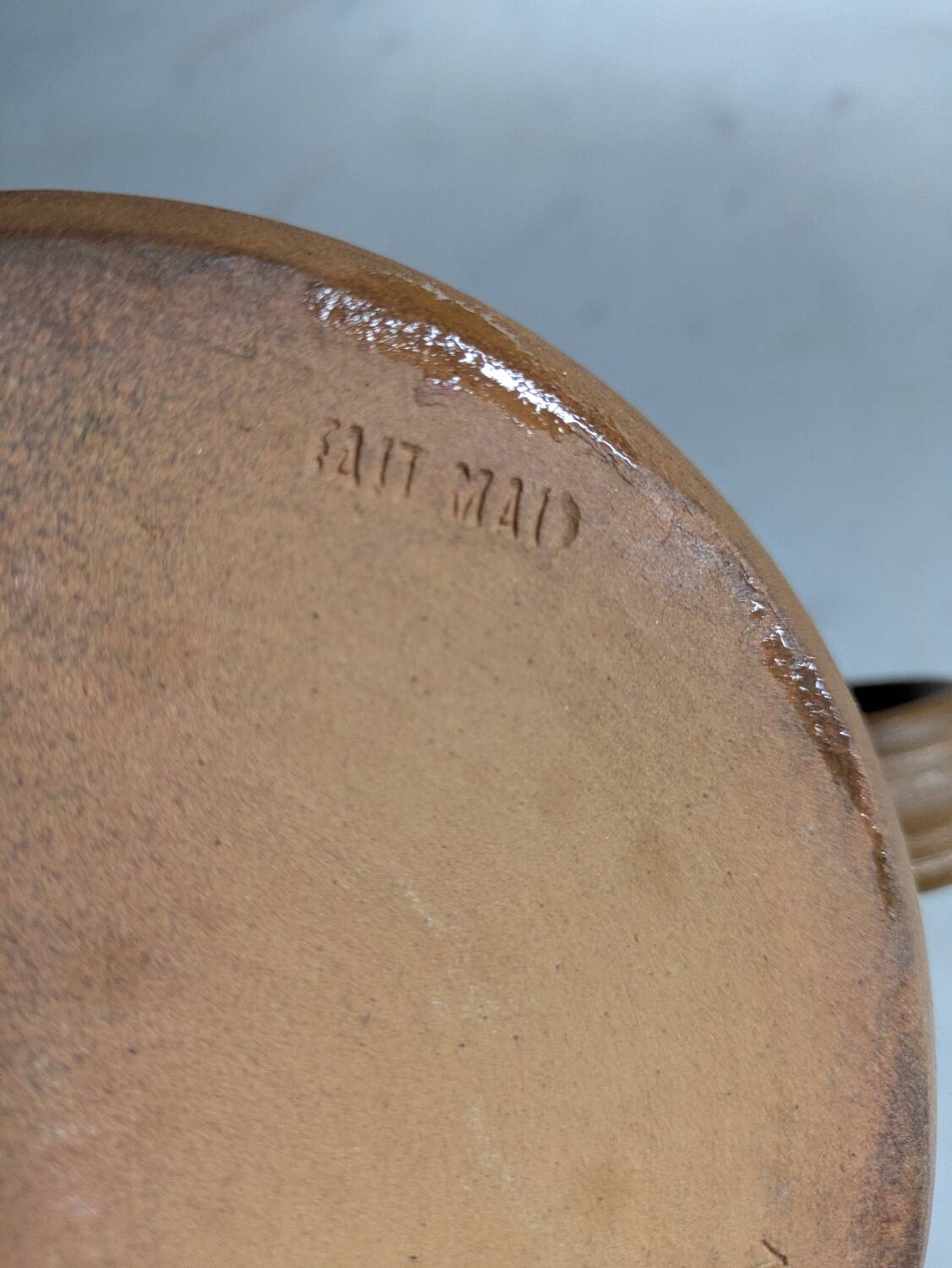 stoneware pitcher ''la grande Motte''