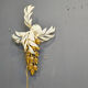 Vintage floral wall lamp by Hans Kögl, 1970s