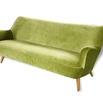 Canapé sofa année 50/60 organique vert glacé style Kurt Ostervig Organic Sofa