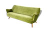 Canapé sofa année 50/60 organique vert glacé style Kurt Ostervig Organic Sofa