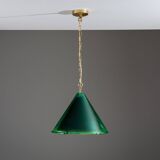 Pendentif en verre vert "Najade" de Jonas Hidle