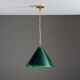 Jonas Hidle ‘‘Najade’’ green bubble glass pendant