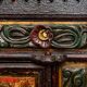Antique Chinese wardrobe with 4 doors and 3 drawers.