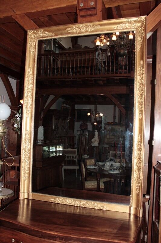 Miroir doré empire XIXème 125x179cm