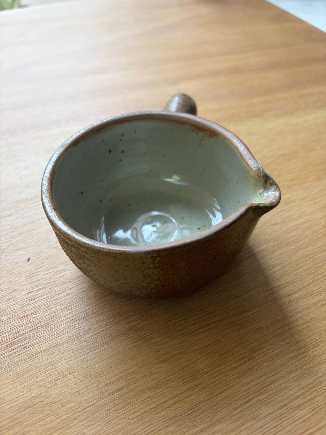 Vintage stoneware sauce ramekin
