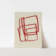 Framed abstract giclee art print 50x70cm