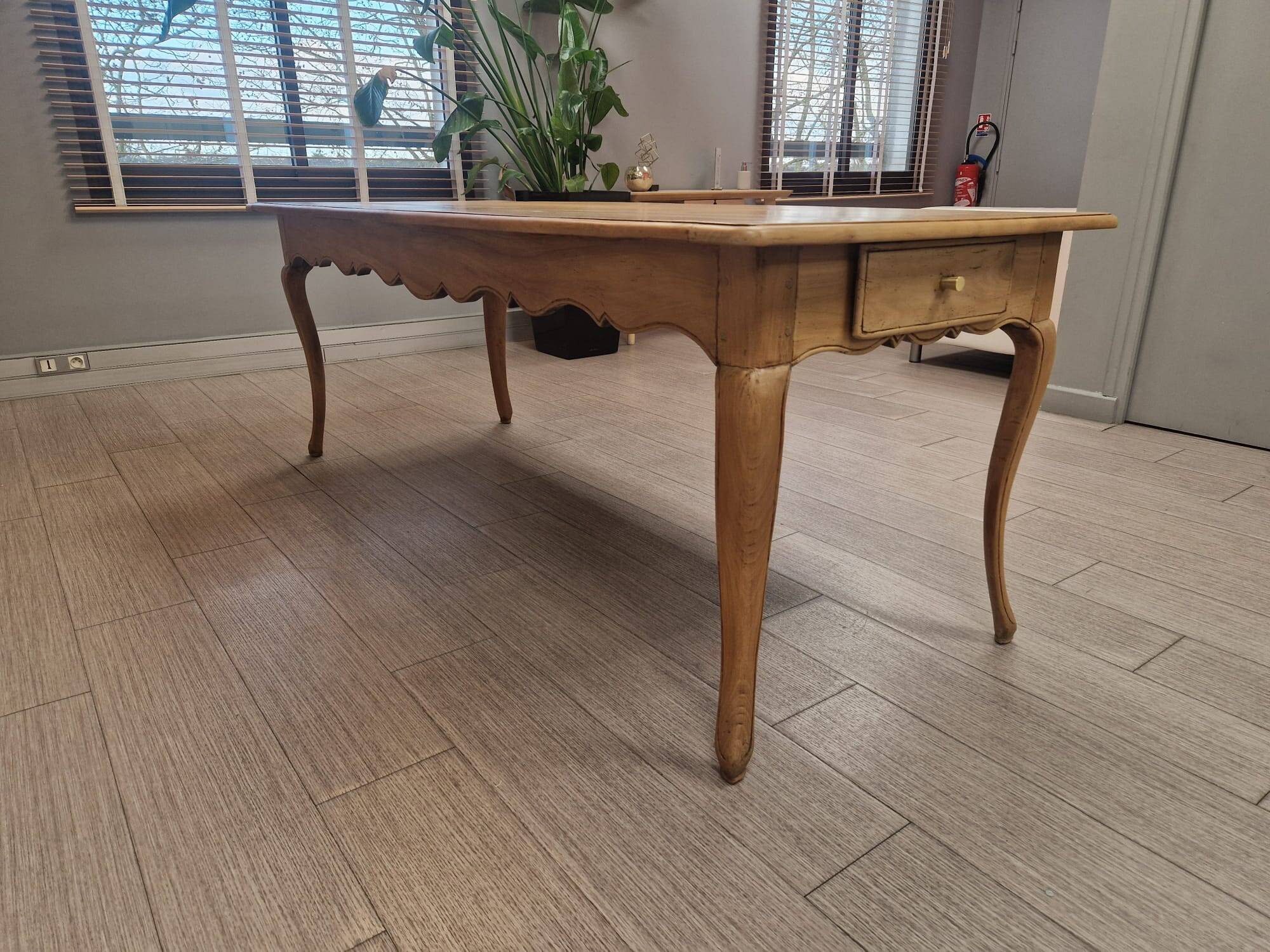 Louis XV style farmhouse table