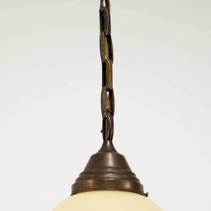 Lampe suspendue Art Déco antique