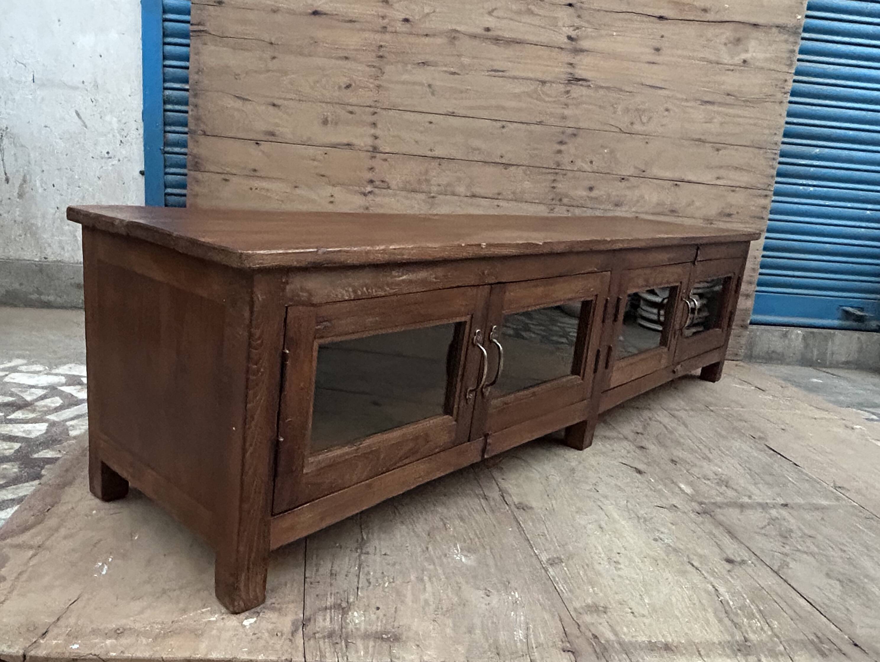 Buffet TV low unit in Burmese teak