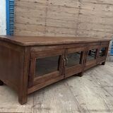 Buffet TV low unit in Burmese teak