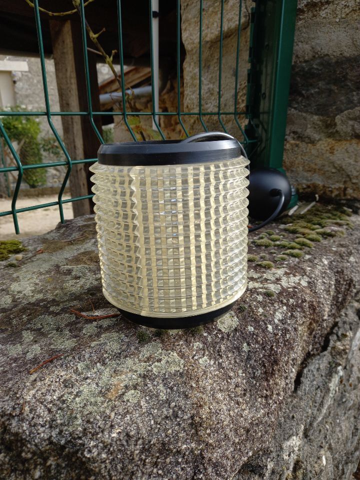 Cylindrical suspension lighting 70s