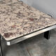 Violetta Calacatta marble coffee table on chrome base, 1970s