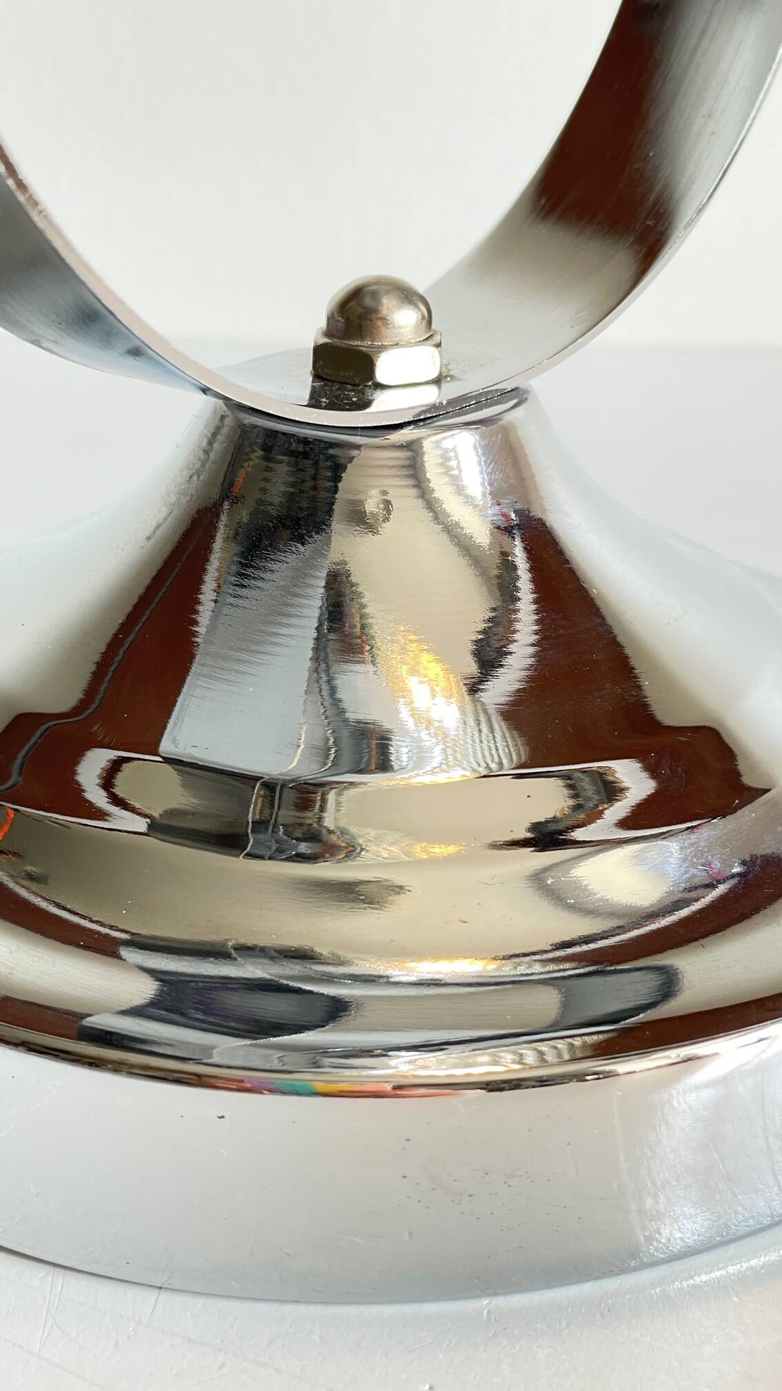 Chrome-plated metal headlight bulb, 1990s