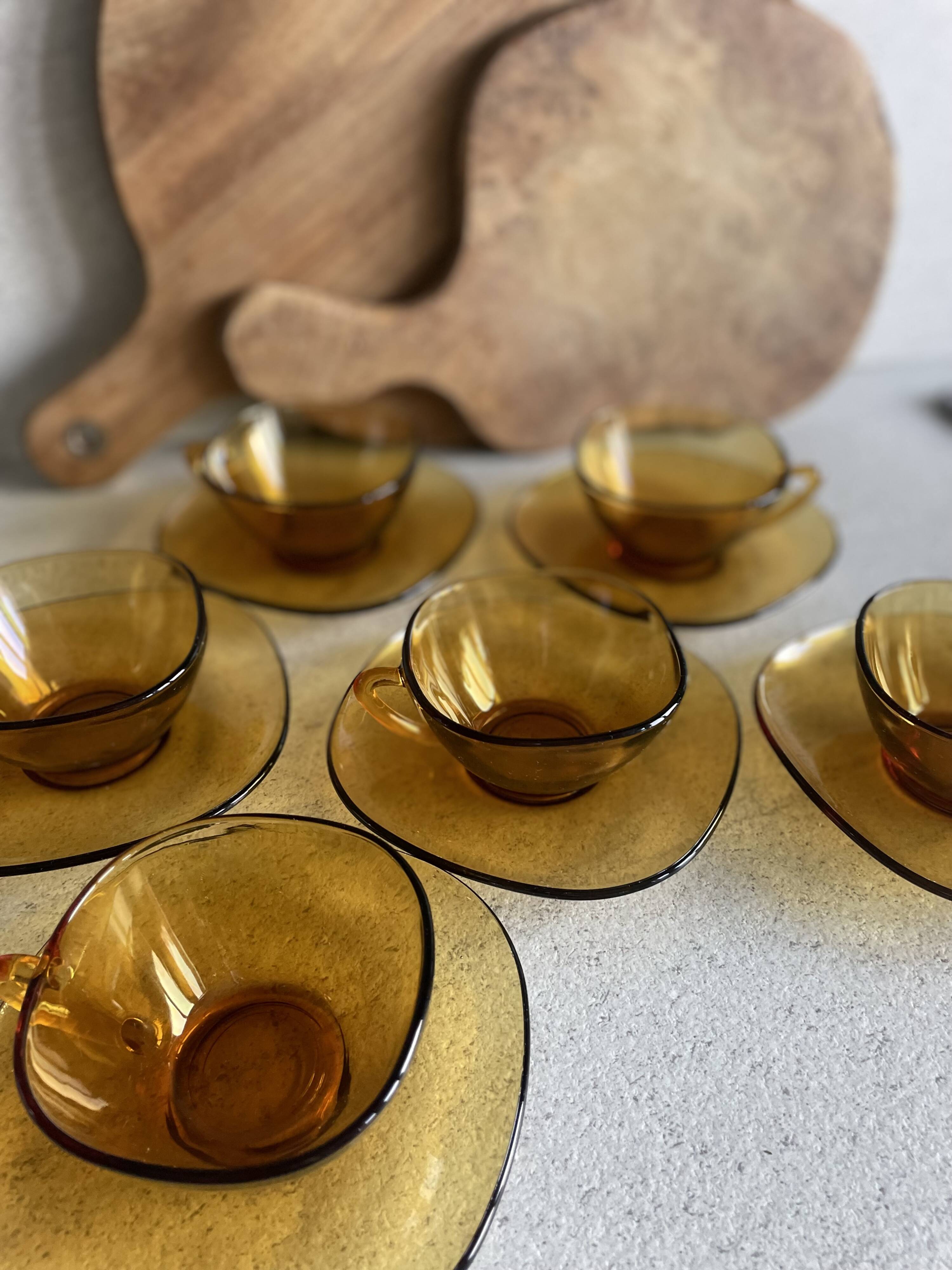 X6 cup and saucer x6 vereco