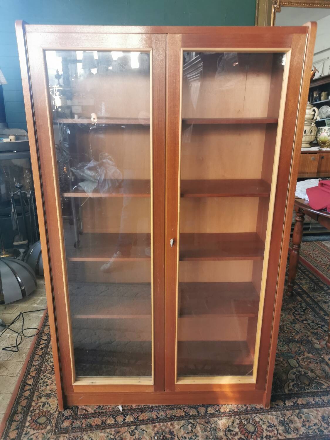 Vintage library display case