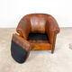 Vintage sheep leather club chair Aalten