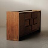 Meuble d’atelier en pin – Travail français des années 1970