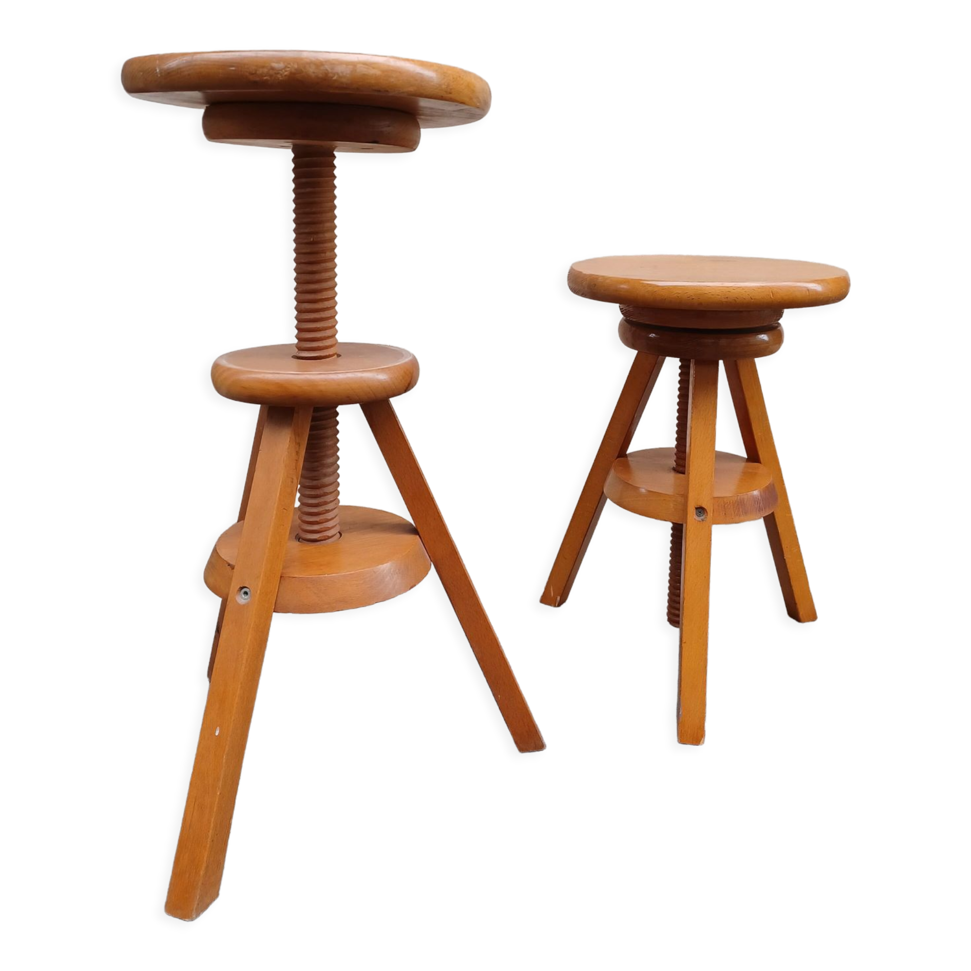 Pair of workshop stools