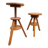 Pair of workshop stools
