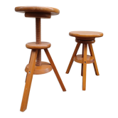 Pair of workshop stools