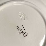 5 serving plates, ironstone from Longchamp, Arlette pattern, 1950