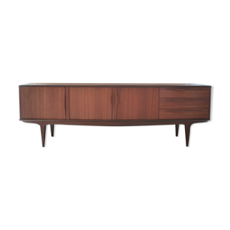Scandinavian design enfilade in vintage teak