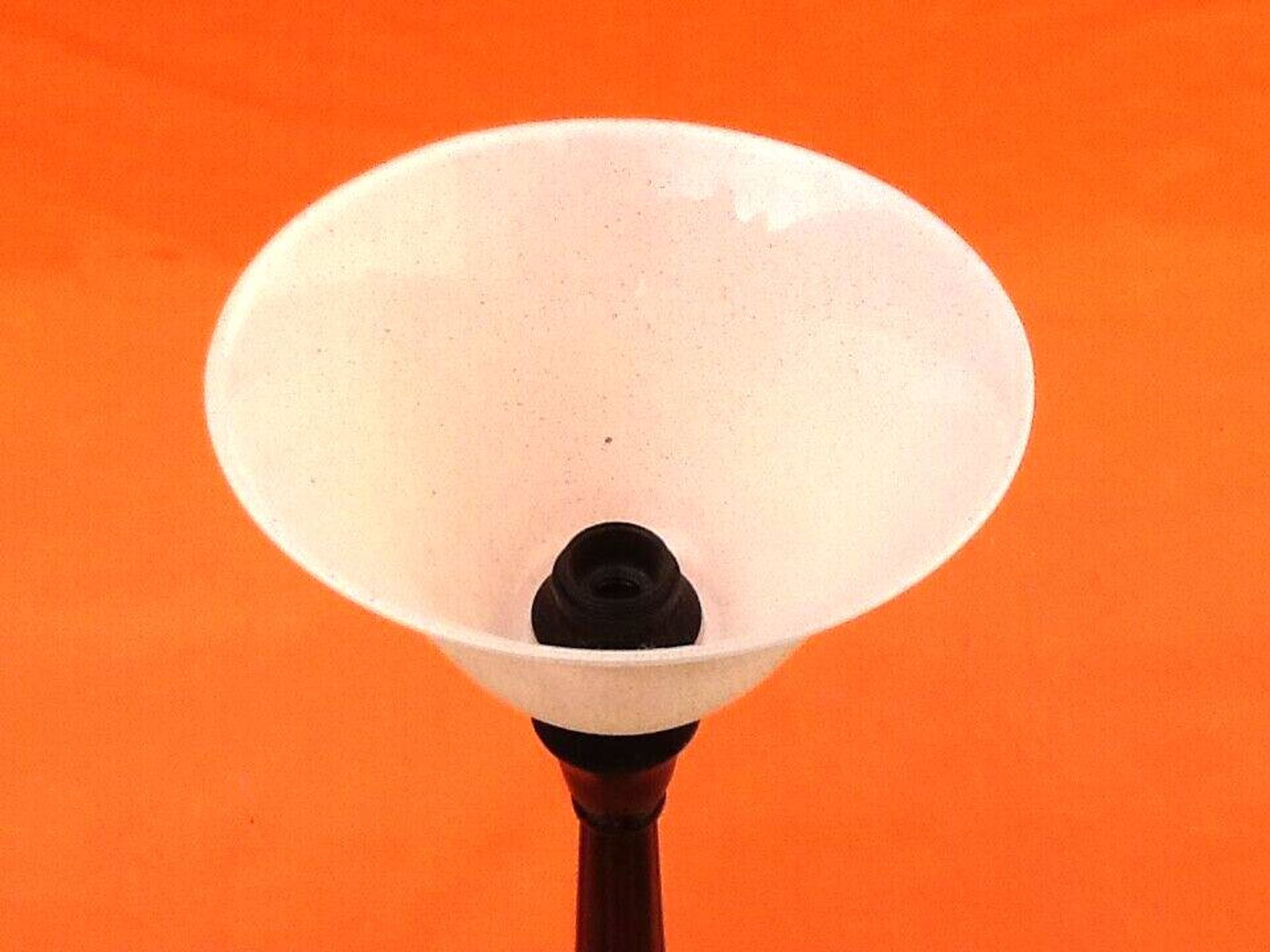 Lampe à poser   Cloche abat jour / Tulipe verre granité